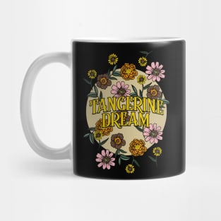 Tangerine Dream Name Personalized Flower Retro Floral 80s 90s Name Style Mug